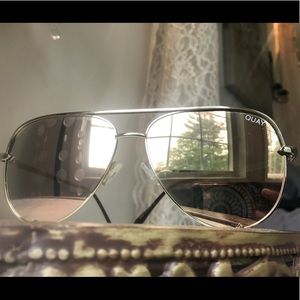 Quay High Key Sunglasses Gold